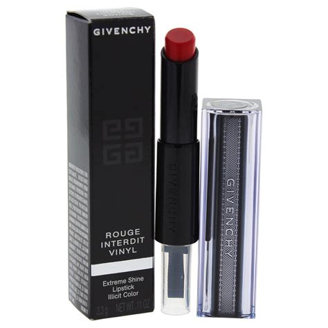 givenchy rouge interdit vinyl color lipstick|Givenchy rouge interdit magic lipstick.